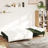 vidaXL 2-Seater Sofa Bed Dark Green Velvet - 3 of 4