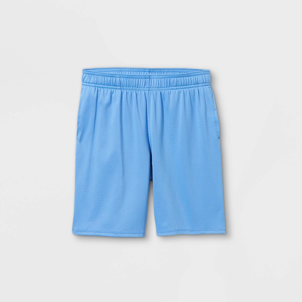 Girls' Gym Shorts All in Motion Light Blue L