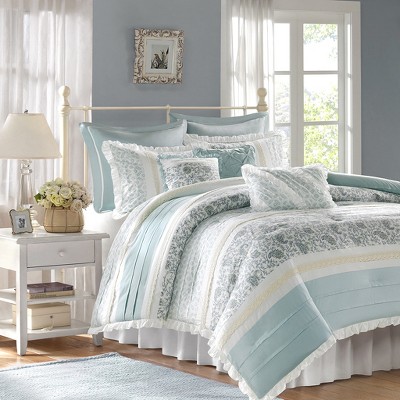 Photo 1 of 9pc Stella Printed Comforter Set