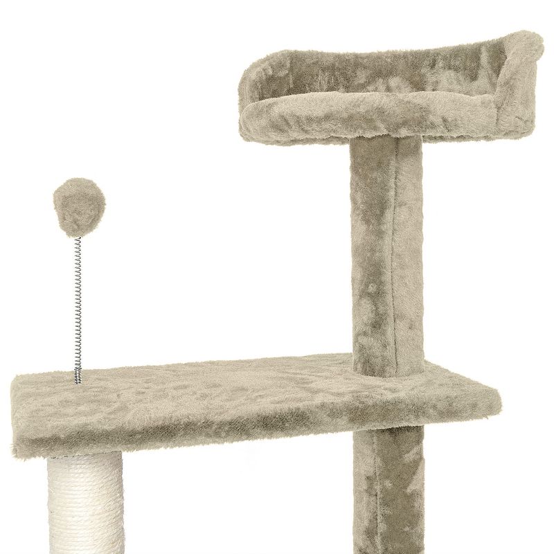 FurHaven Cat Furniture Play Stairs with Cat-IQ Busy Box Cat Tree, 3 of 5
