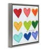 Stupell Industries You Are So Loved Rainbow Hearts Floating Frame Canvas Art - 2 of 4