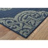 Oriental Weavers Marina 5929B Navy/ Grey Indoor/Outdoor Area Rug - 7'10" Round - 3 of 4
