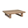 HomeRoots 33" Natural Solid Wood Outdoor Coffee Table - 4 of 4