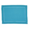 Saro Lifestyle Placemat With Hemstitch Border Design (Set of 12) - 2 of 4