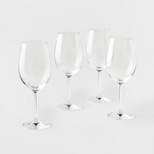 4pk Geneva Crystal 17.1oz Wine Glasses White - Threshold Signature™