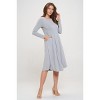 WEST K Women's Charlee Long Sleeve A-line Knit Dress with Pockets - 3 of 4