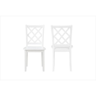 New Classic Furniture, Trellis Dining Chair (2 Per Carton)-White