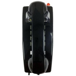 Cortelco Basic Wall Phone with Message Light, Model 2554VOE27MDBK, Corded Phone - 1 of 1
