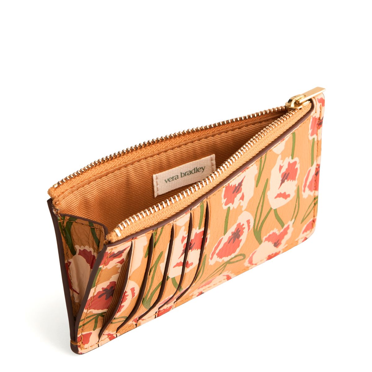 Vera Bradley Women's Leather Linear Card Case - thumbnail 2