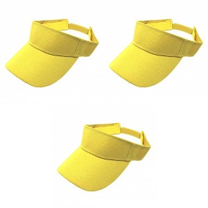 3 Pack Sun Visors Lightweight and Comfortable for Outdoor Activities - 1 of 4