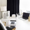 Blu Monaco 5 Piece Desk Set with  Hanging File Holder - 4 of 4