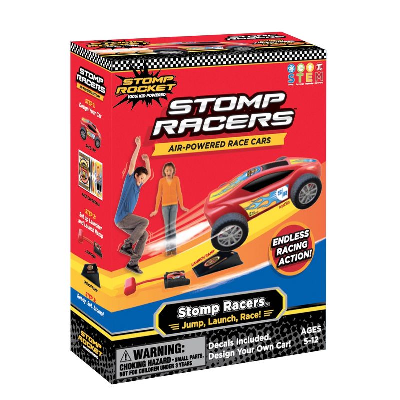 Stomp Rocket Stomp Racer with Jump Ramp Launcher &#38; Race Car, 1 of 6