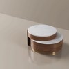 POVISON Lift-top Modern Nesting Coffee Table Set Of 2, White Sintered Stone Coffee Table Set For Living Room, 31.49'', Brown - 3 of 4