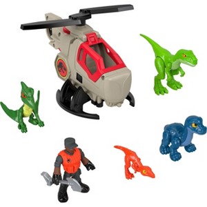 Imaginext Jurassic World Helicopter Havoc Bundle - 6pk - 1 of 4