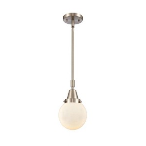 Beacon - 1 Light Stem Hung Mini Pendant In Industrial Style-10.63 Inches Tall and 6 Inches Wide - 1 of 1