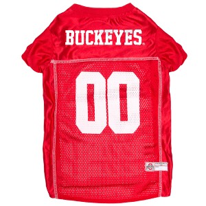 NCAA Ohio State Buckeyes Pets Mesh Jersey - 1 of 4