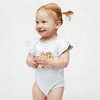 The Juniper Shop Hey Ghoul Hey Colorful Baby Flutter Sleeve Bodysuit - 2 of 3