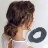 Unique Bargains Hollow Style Hair Rope Brown Beige Blue 6pcs - 2 of 3