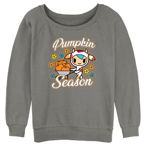 Juniors Womens Tokidoki Pumpkin Season Mozzarella Sweatshirt - 1 of 4