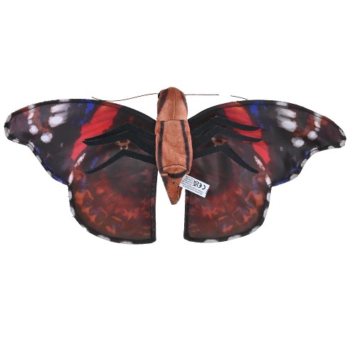 Wild Republic Butterflies Red Admiral Butterfly Stuffed Animal, 7 ...