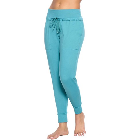 Felina Women's Velvety Soft Jogger (teal, Medium) : Target