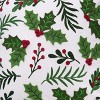 C&F Home 18" x 18" Holly Spring Berry Christmas Throw Pillow - 3 of 4