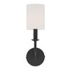 Crystorama Lighting Bailey 1 - Light Sconce in  Matte Black - 2 of 4