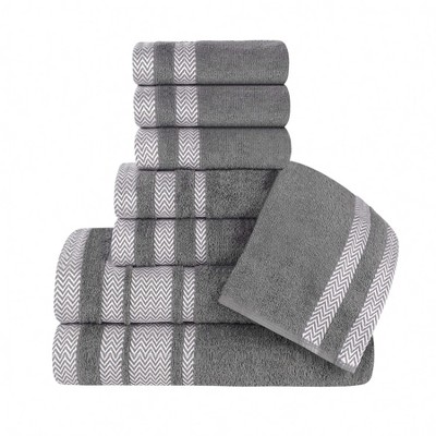 Blue Nile Mills Zero Twist Cotton 2-Piece Bath Towel Set, Espresso