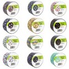 Bright Creations 12 Pack Patterned And Colored Duct Tape Variety Pack, 10 Yards, 120 Yards Total, Whimsical Patterns - 2 of 4