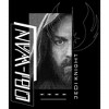 Women's Star Wars: Obi-Wan Kenobi Jedi Knight Kenobi Grayscale Portrait T-Shirt - 2 of 4