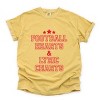 Football Hearts & Lyric Charts - Womens Garment Dyed Tee - 2 of 4