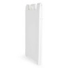 Plasticade 130NSBOXED Signicade Portable Storable Folding Heavy Duty Plastic A-Frame Double-Sided Sidewalk Sign with Locking Hinges, White - 3 of 4