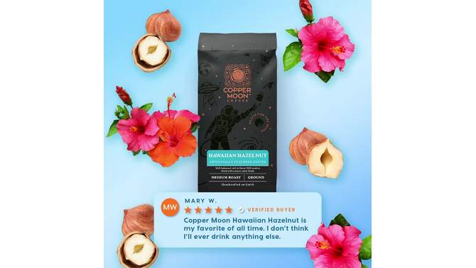 Copper Moon Flavored Medium Roast Ground Coffee Variety Pack - 4pk/12oz, 5 of 9, play video