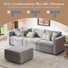 Buenhomino Sectional Sleeper Sofa, 6 Seaters Modular Sleeper Sofa Couch Bed, Convertible Sofas with Ottoman, Modular Sectional Couches for Living Room - 4 of 4