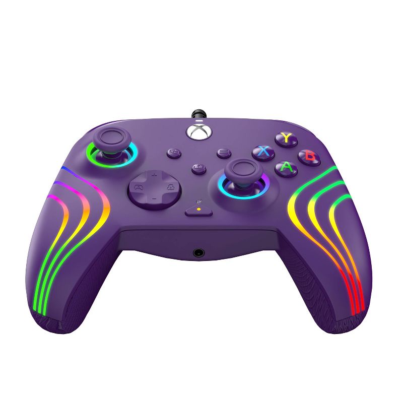 PDP Afterglow Wave Wired Controller for Xbox Series X|S/Xbox One - Purple, 4 of 30
