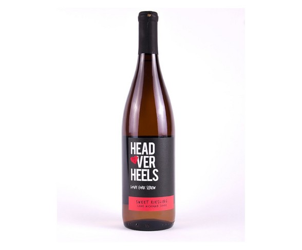 Love Cork Screw Head Over Heels Riesling White Wine - 750ml Bottle