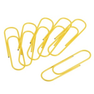 Unique Bargains Large Size Metal Prevent Tearing Pages Home Office Paper Clip 20 Pcs - 1 of 4