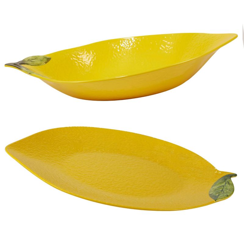 3D Lemon Serving Set - Certified International, 1 of 6