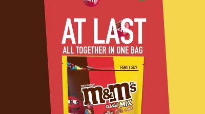 M&M's Classic Mix Sharing Size Bag (109 g)