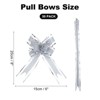 Unique Bargains Waterproof PP Material Reusable Convenient Pull Design Gift Wrap Bows - 2 of 4