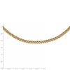Black Bow Jewelry 4.25mm 14K Yellow Gold Hollow Fancy Wheat Chain Necklace, 17 Inch - 4 of 4