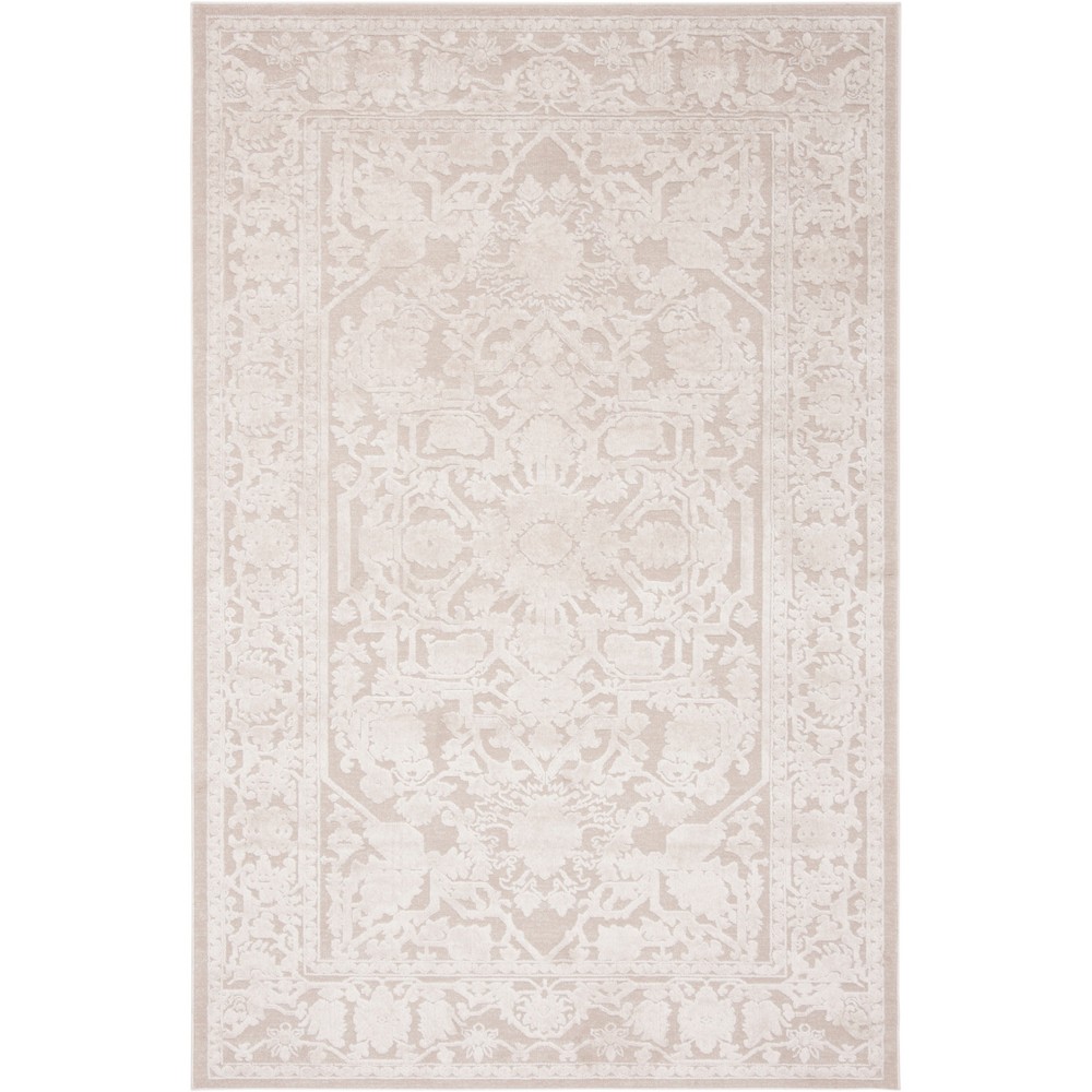 9'x12' Danika Floral Loomed Area Rug Cream/Ivory - Safavieh