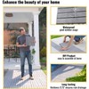 Dolonm 12"x12" Patio Deck Tiles, DIY Module Interlocking Decking Tiles Floor Tile,Easy and Quick Installation Court Tiles - 3 of 4