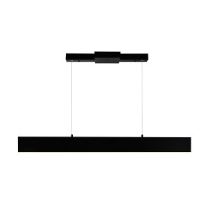 CWI Lighting Krista LED Chandelier With Satin Black Finish - 1 of 4