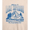 Women's - Peanuts - Welcome To Lake Superior Snoopy And Woodstocks Lightweight French Terry Wide Neck Long Sleeve Shirt - 2 of 4
