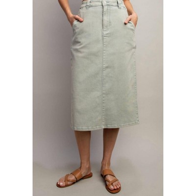Women's Mineral Wash Skirt - ee:some