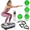 SEVOBAL Home Gyms Vibration Exercise Machine with Resistance Bands and Magnetic Stones for Weight Loss, Gray, 18.9"*6.3"*14.57" - 2 of 4