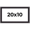 PosterPalooza | Panoramic Antique Red Picture Frame - UV Acrylic, Foam Board Backing, Hanging Hardware - 2 of 4