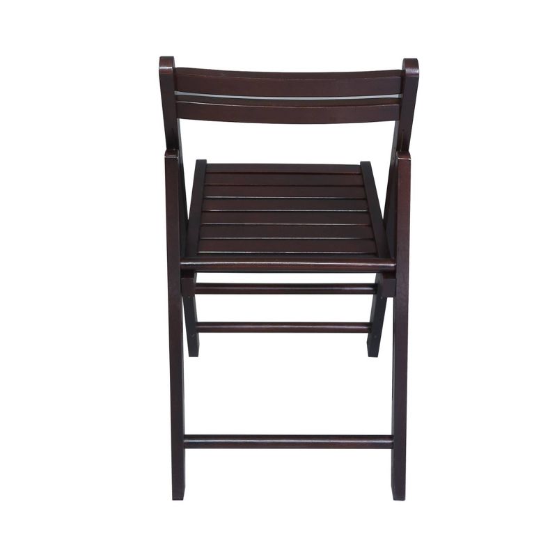 2pc Classic Solid Wood Folding Chair Set - Flora Home, 3 of 15