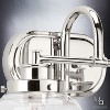Urban Ambiance Luxury Luxe Industrial Bathroom Vanity Light,  11.25"H x 16.25"W,  Polished Nickel Finish, UHP2536 - 4 of 4